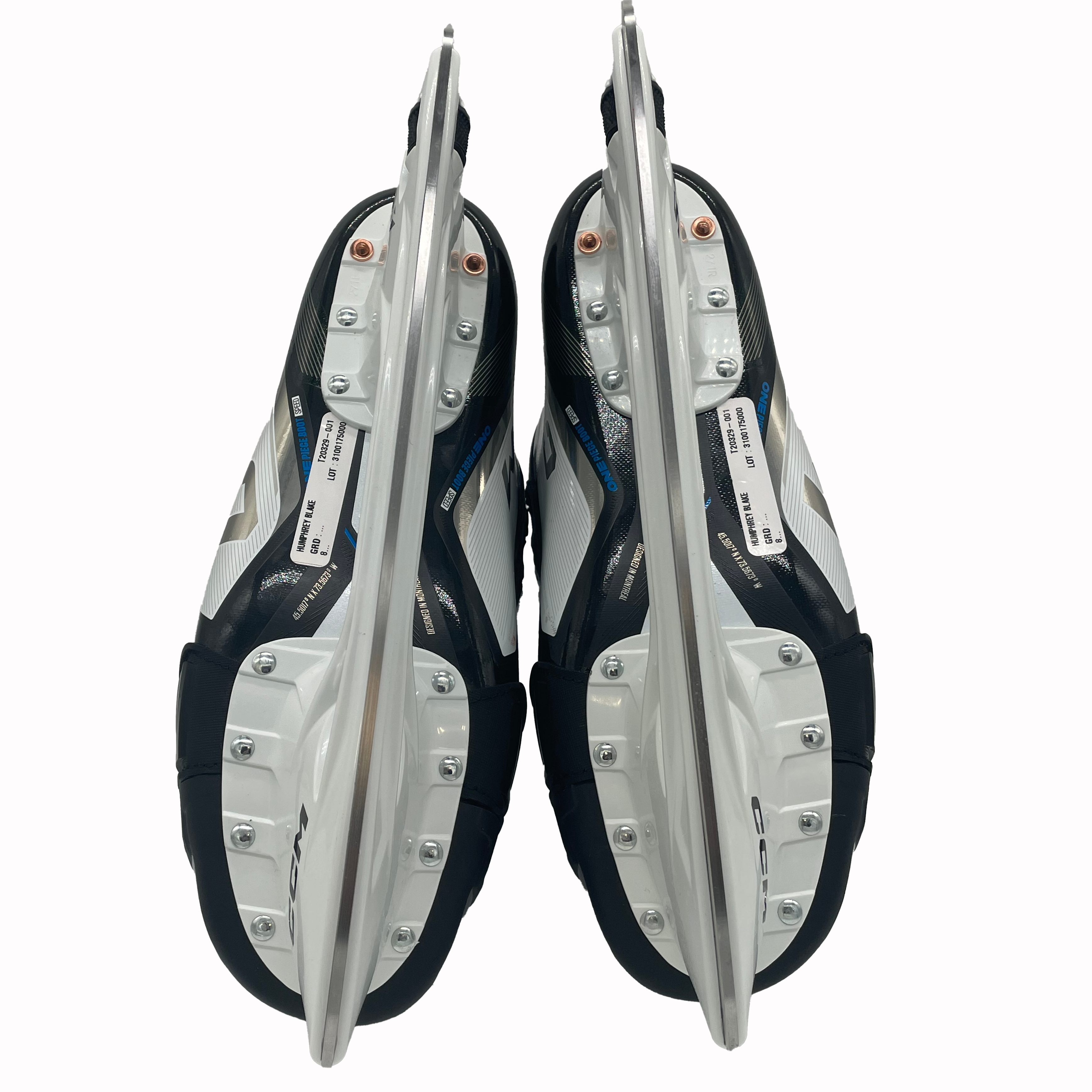 Patins de hockey CCM Jetspeed FT6 Pro - NCAA Pro Stock - Taille 8
